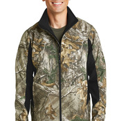 Camouflage Colorblock Soft Shell