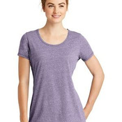 Ladies Tri Blend Performance Scoop Tee