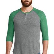 Alternative Eco Jersey  3/4 Sleeve Raglan Henley